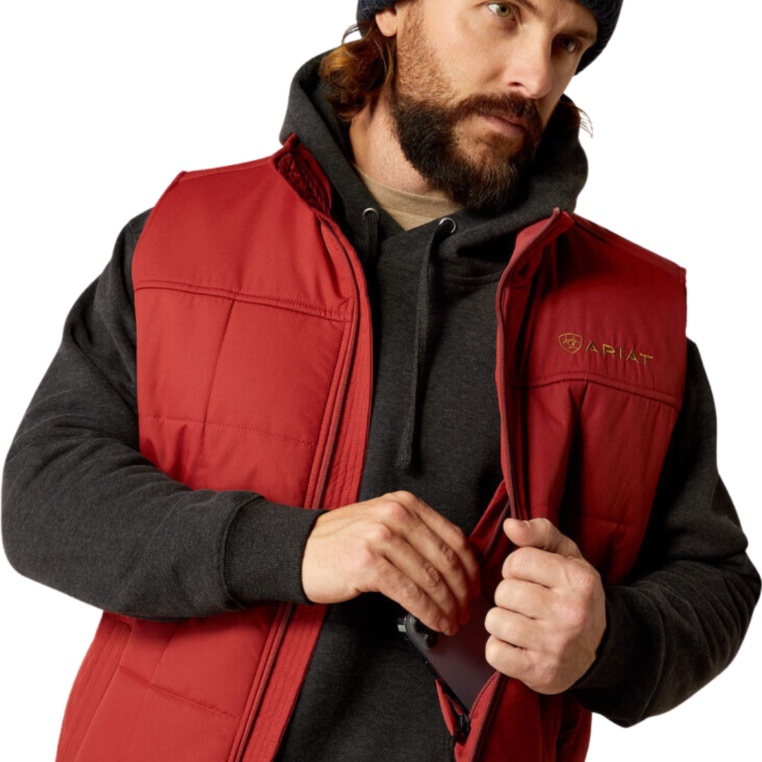 Ariat Men's Crius Insulated Red Vest