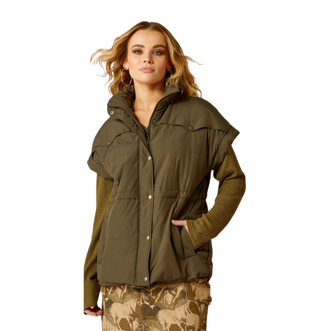 Ariat Women's Carolina Relic Green Vest