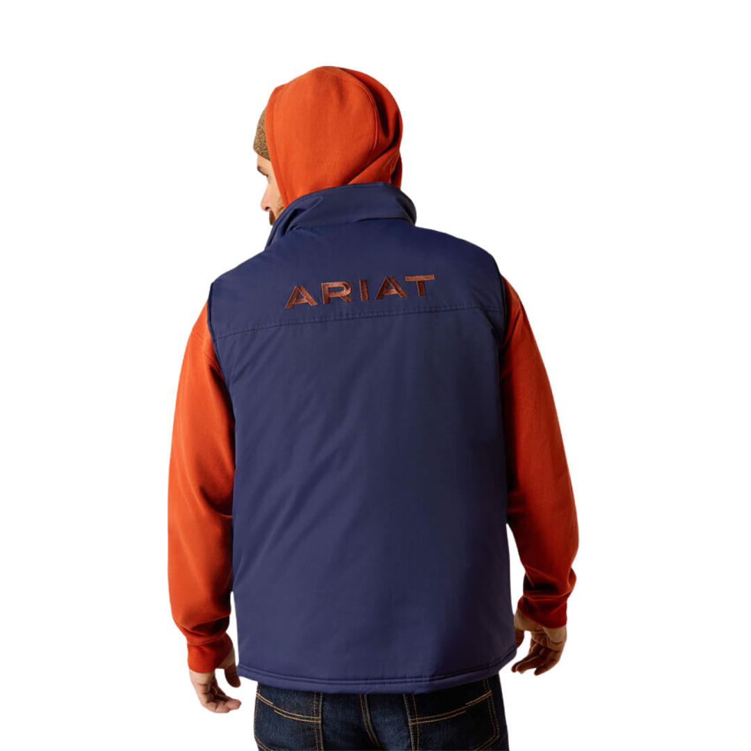 Ariat Men's Team Logo Insulate Medieval Blue Vest