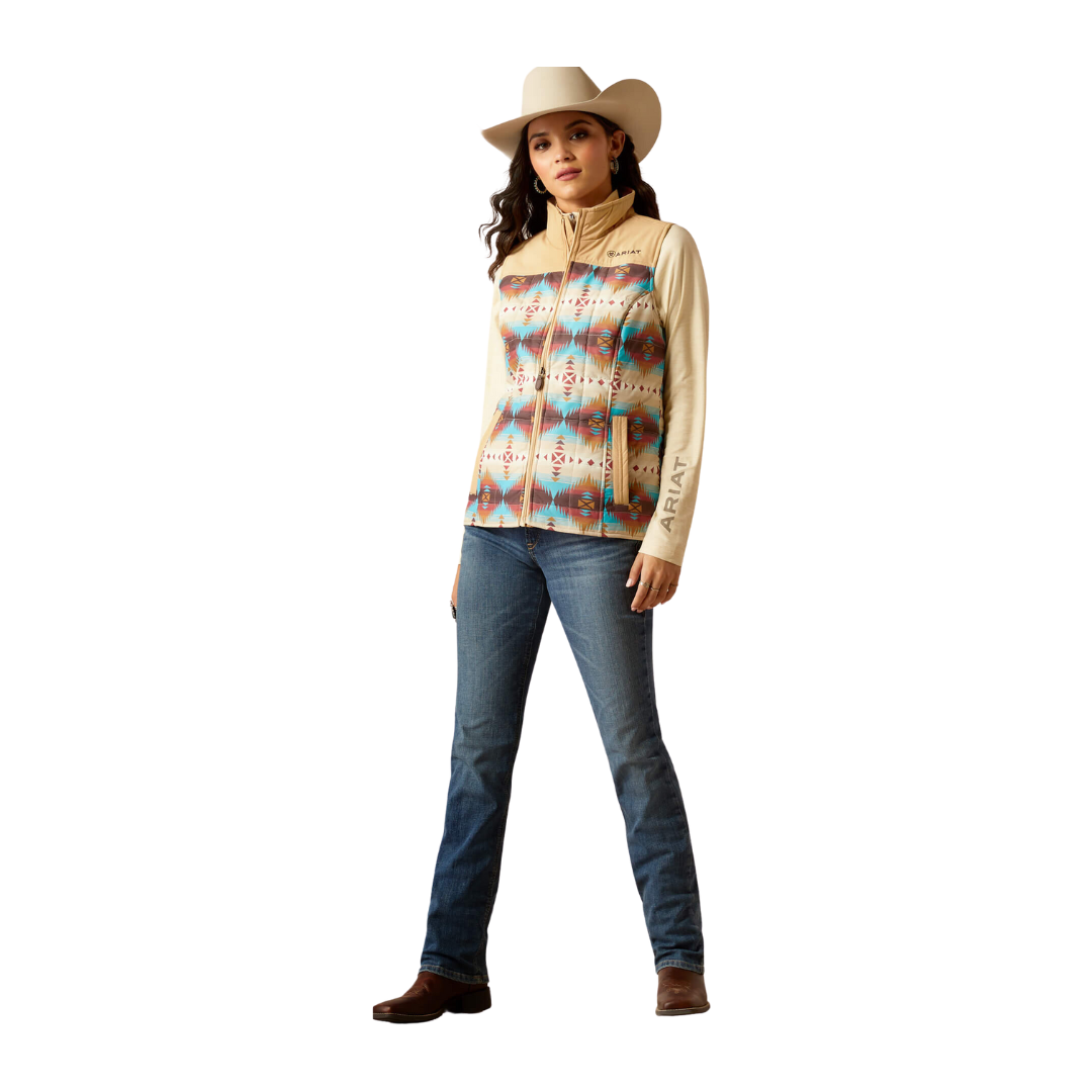 Ariat Women's Crius Insulated Serrano Southwest Print Vest