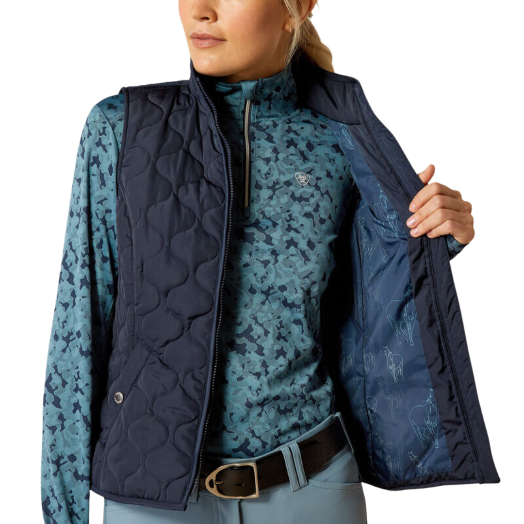 Ariat Women's Ashley Insulated Navy Eclipse Vest
