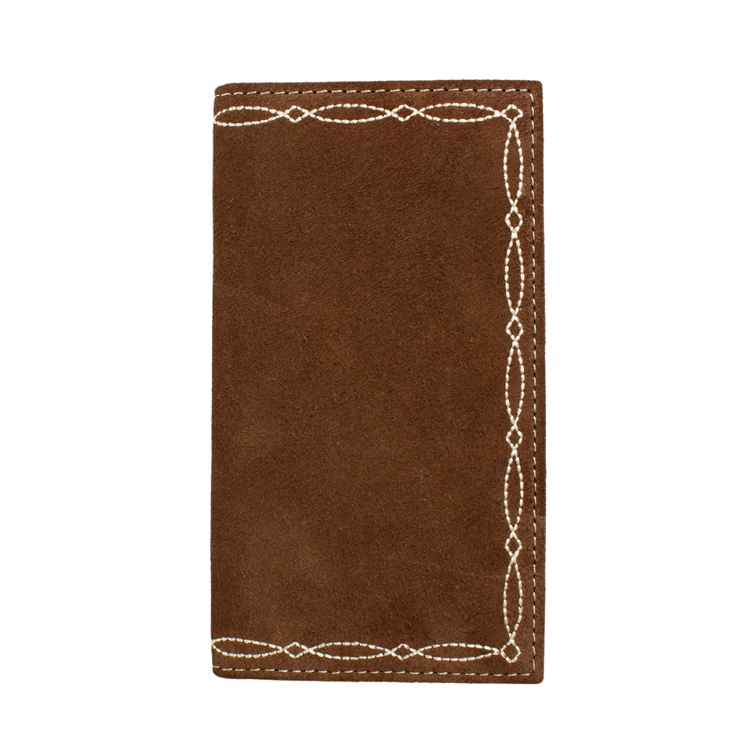 Nocona Men's Leather Rodeo Brown Wallet
