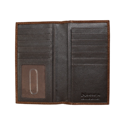 Nocona Men's Leather Rodeo Brown Wallet