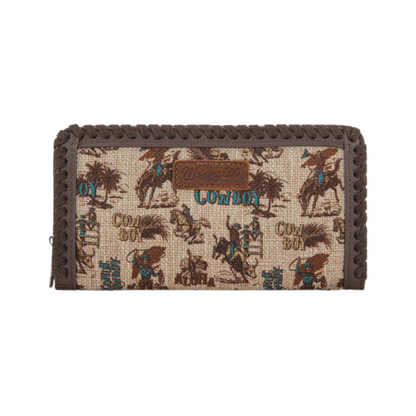 Wrangler Women's Vintage Cowboy Tan Wallet