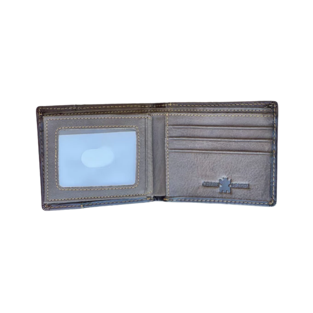 Top Notch Men's Coffee Rooster Bi-Fold Wallet