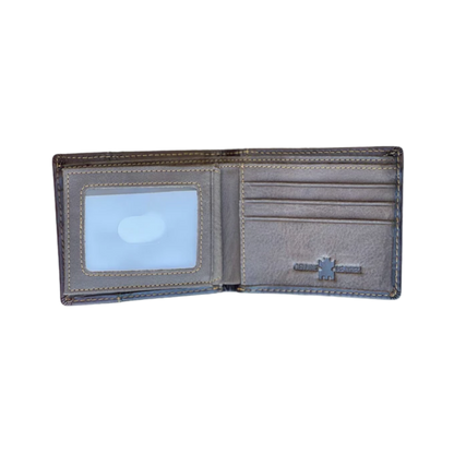 Top Notch Men's Coffee Rooster Bi-Fold Wallet