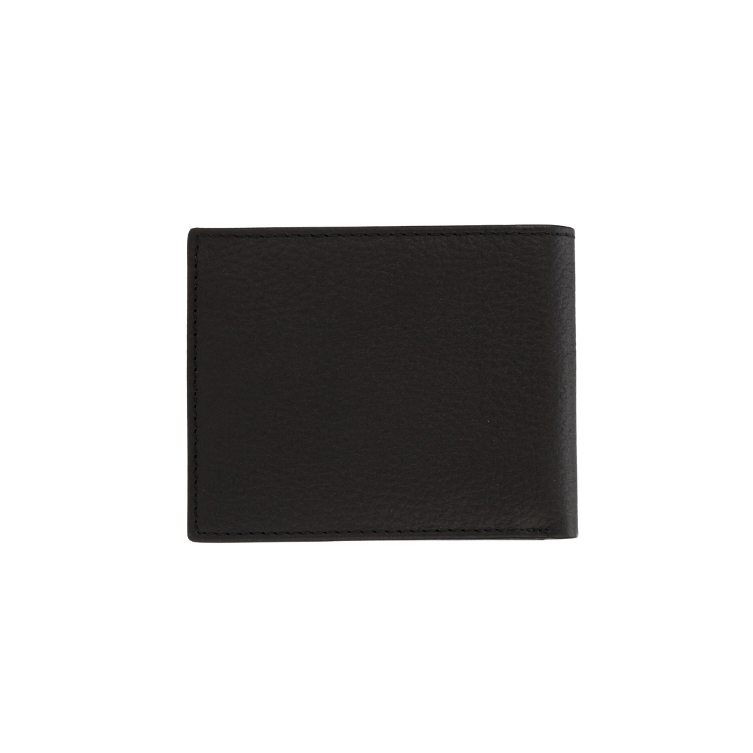 Wrangler Men's Bifold Solid Black Wallet