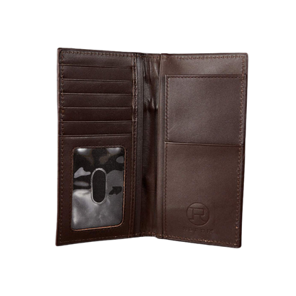 Gem Dandy Men’s Roper Floral Overlay Brown Wallet