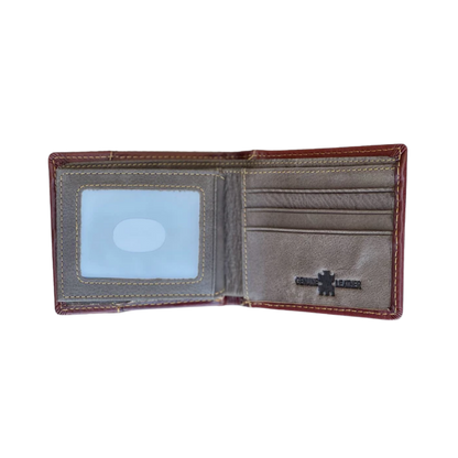 Top Notch Light Brown Praying Cowboy Wallet