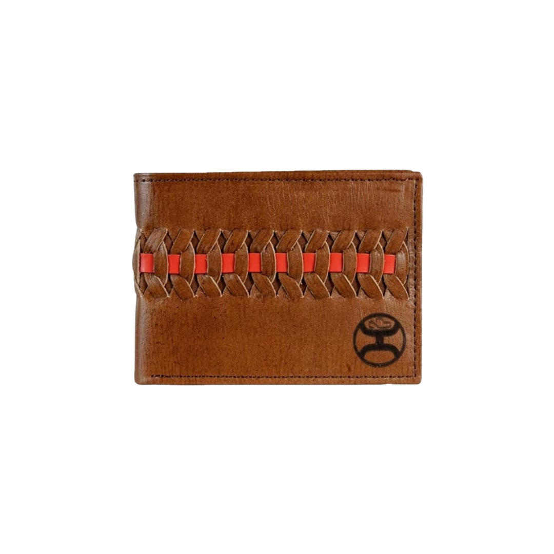 Hooey Men's Signature Bifold Pocket Brown Wallet