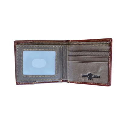 Top Notch Brown Rooster Bi-Fold Wallet