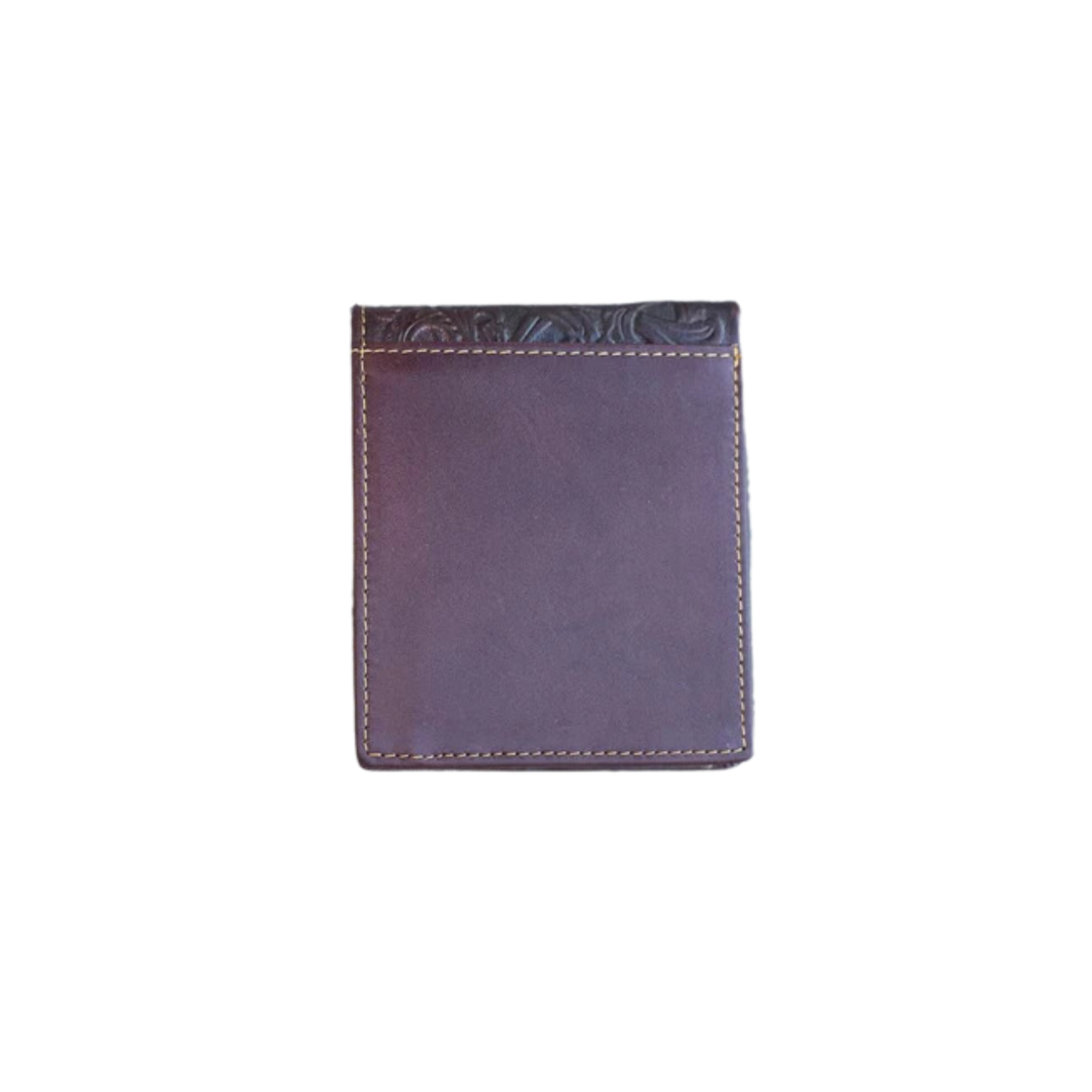 Top Noch Men's Coffee Prayaing Cowboy Beige Wallet