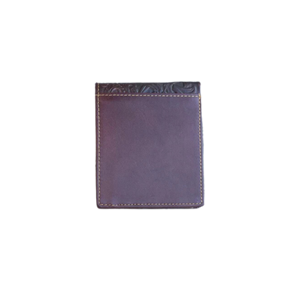 Top Noch Men's Coffee Prayaing Cowboy Beige Wallet