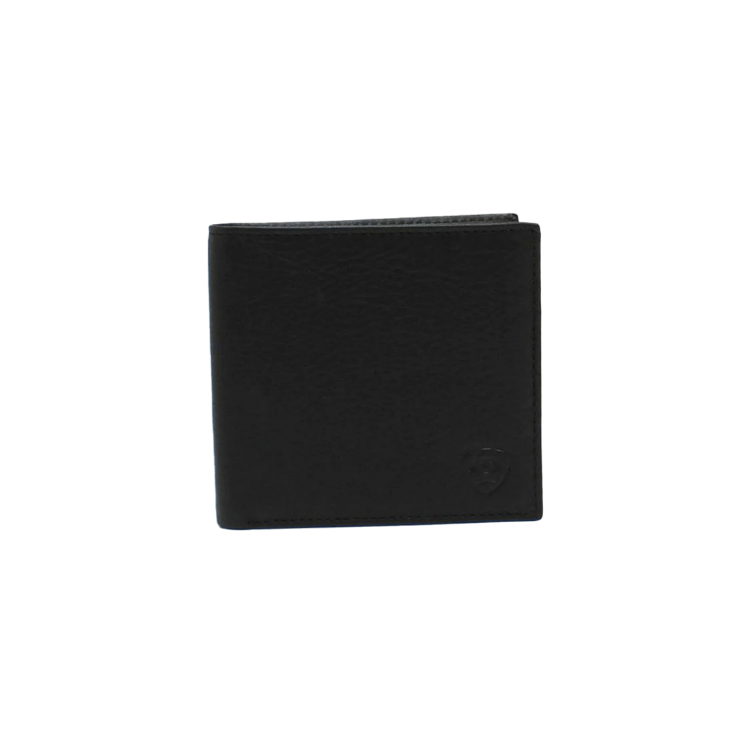 Ariat Men's Shield Logo Bifold Black Wallet