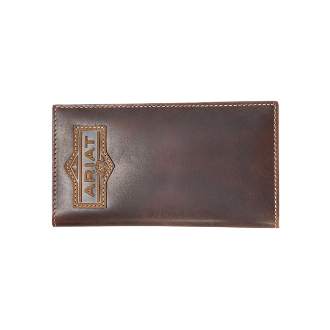 Ariat Men's Rodeo Patch Brown Wallet