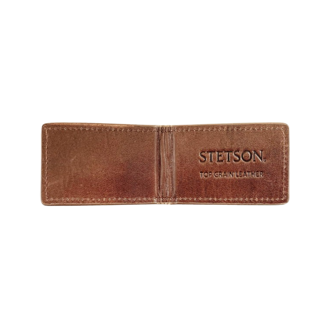Stetson Men's Croc Cognac Money Clip