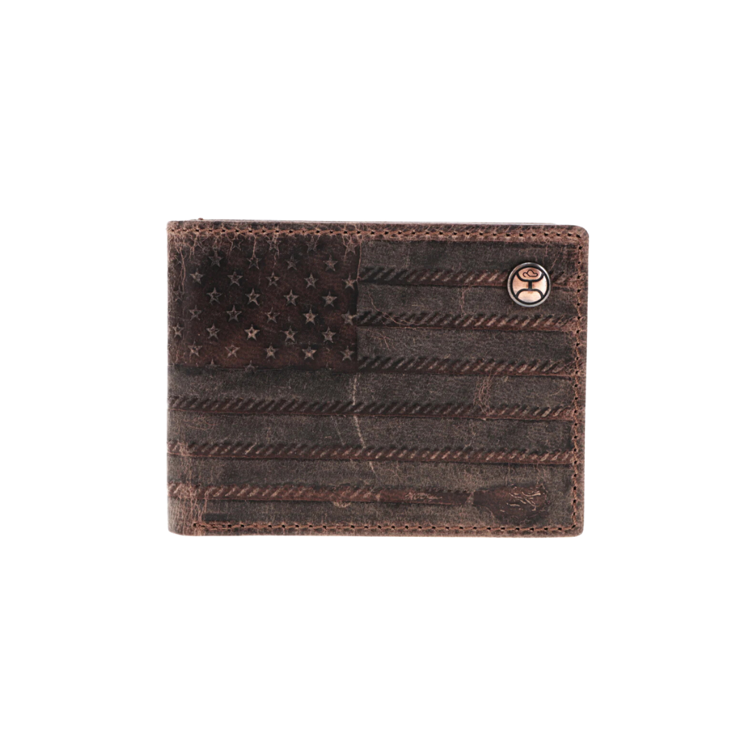 Hooey Men's Liberty Roper Front Pocket Bifold Wallet