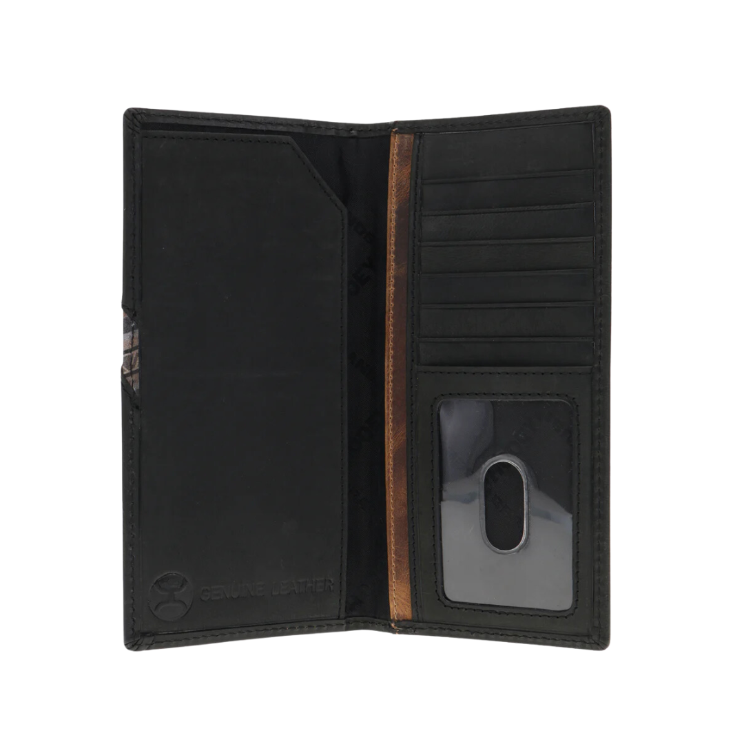Hooey Men's Original Rodeo Lakota Print Black Wallet