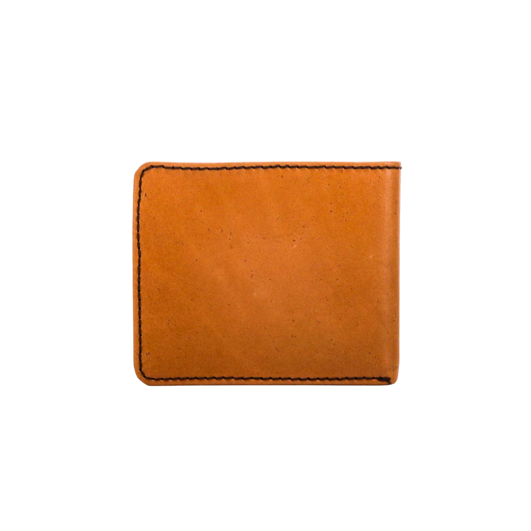 Hooey Men's Top Notch Bifold Ivory Leather Tan Brown Wallet
