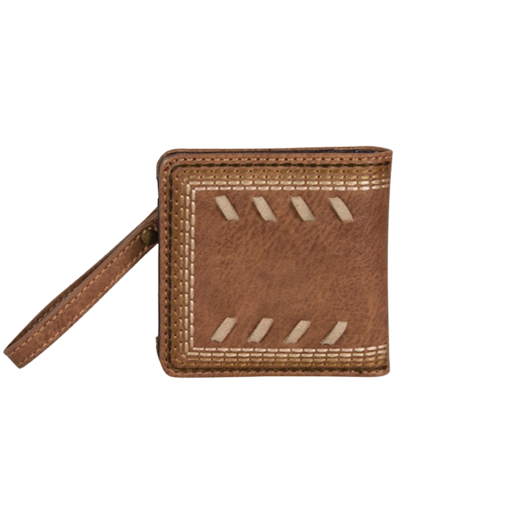 Justin Women's Bifold Whip Chestnut Wallet