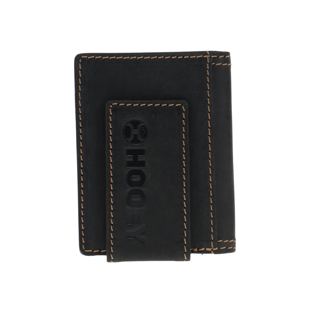 Hooey Men's Original Bifold Lakota Print Black Money Clip