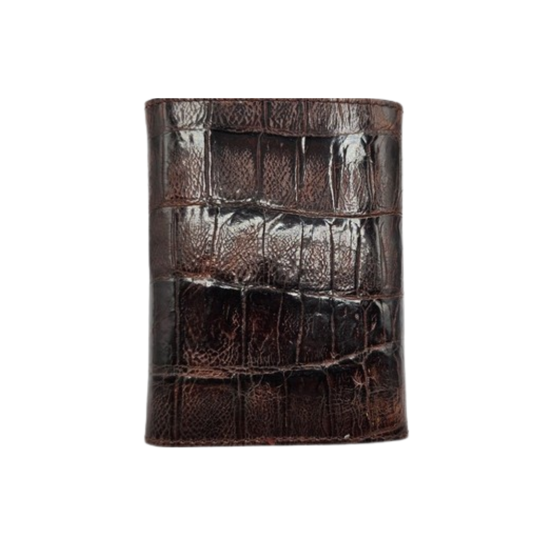 Stetson Men's Floral Embossed Brown Wallet