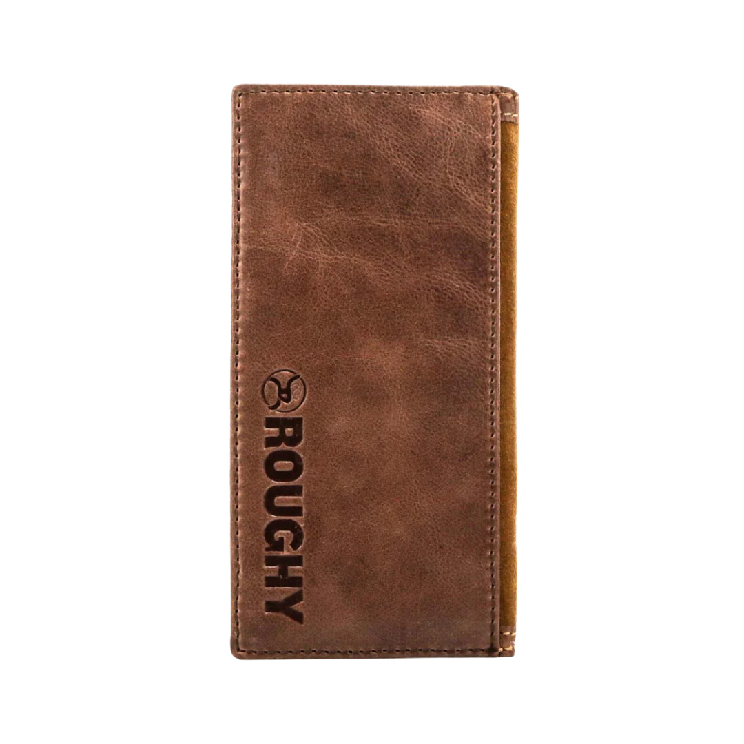 Hooey Men's Roughy Classic Leather Rodeo Brown Wallet