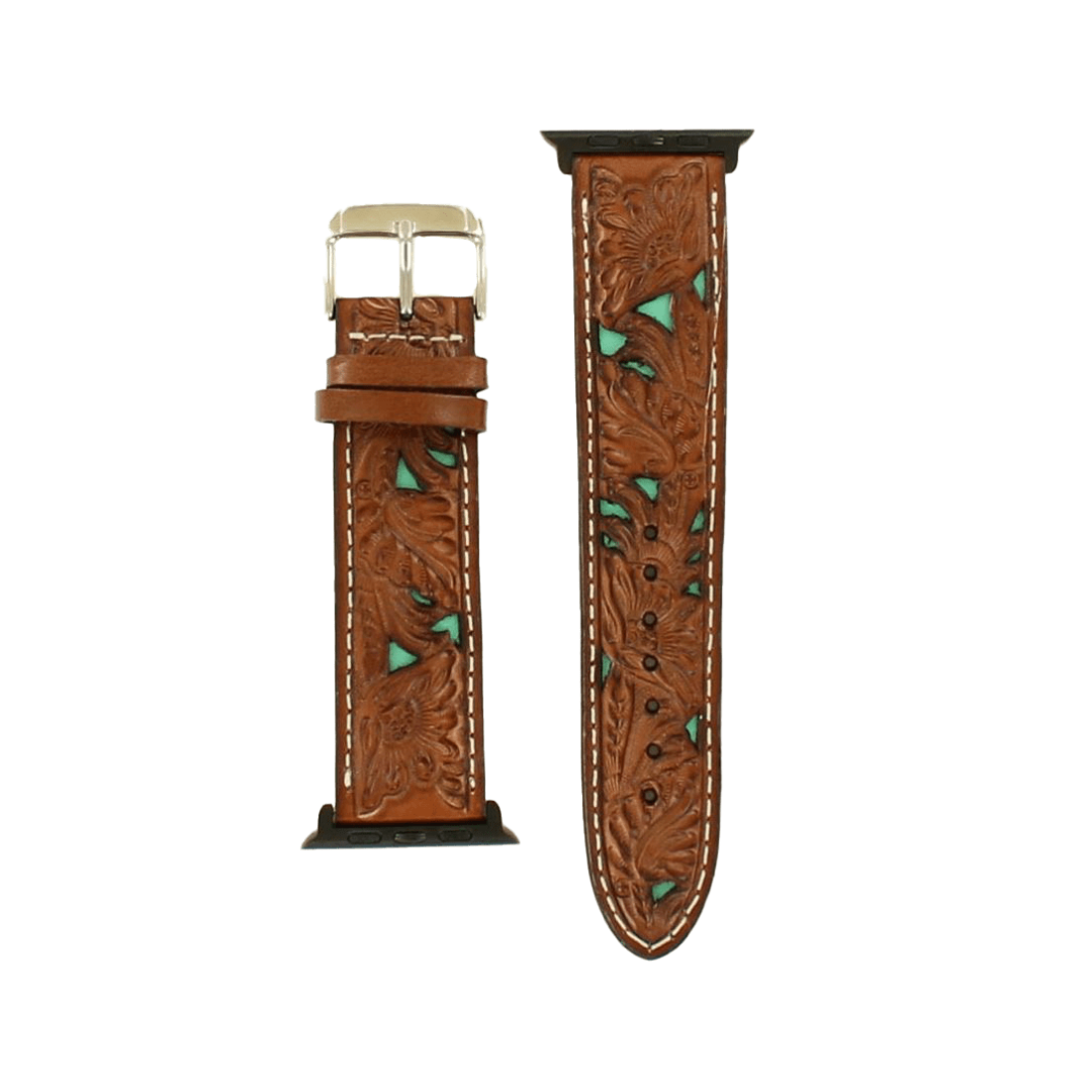 Nocona Unisex Underlay Brown Watch Band