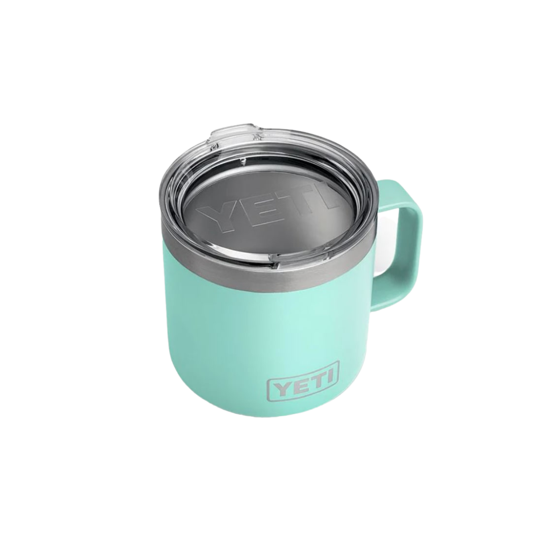 Yeti Rambler Mug With Mag slider Lid Seafoam Tumbler