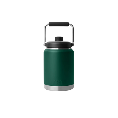 Yeti Rambler Half Jug Black Forest Green Gallon Water