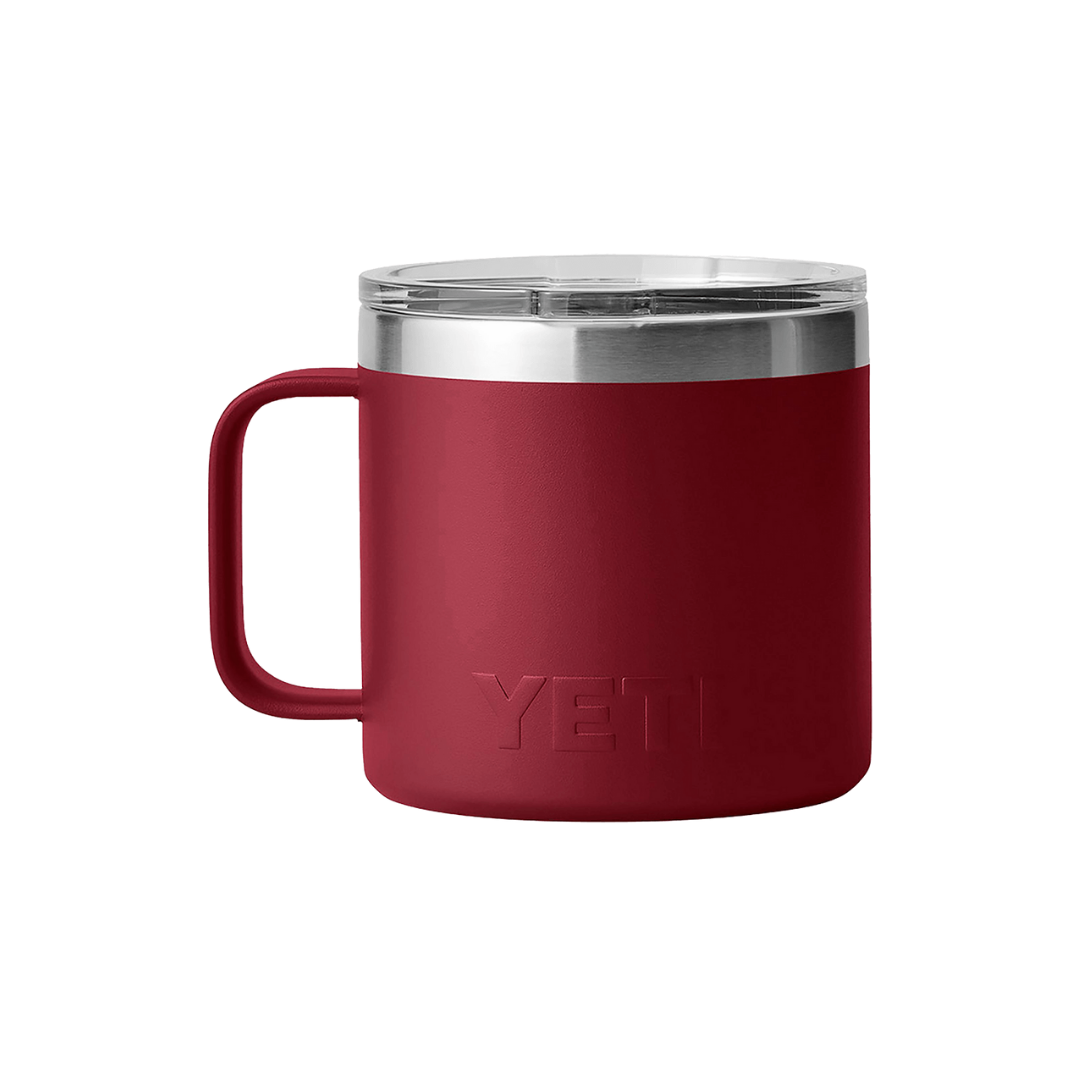 Yeti Unisex Rambler 14 oz Magslider Lid Harvest Red Mug
