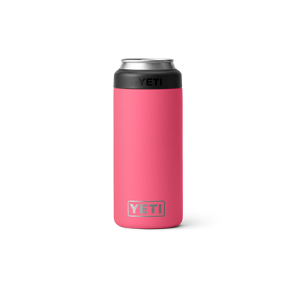 The Boot Jack Yeti Rambler 12oz Slim Can Cooler - Tropical Pink