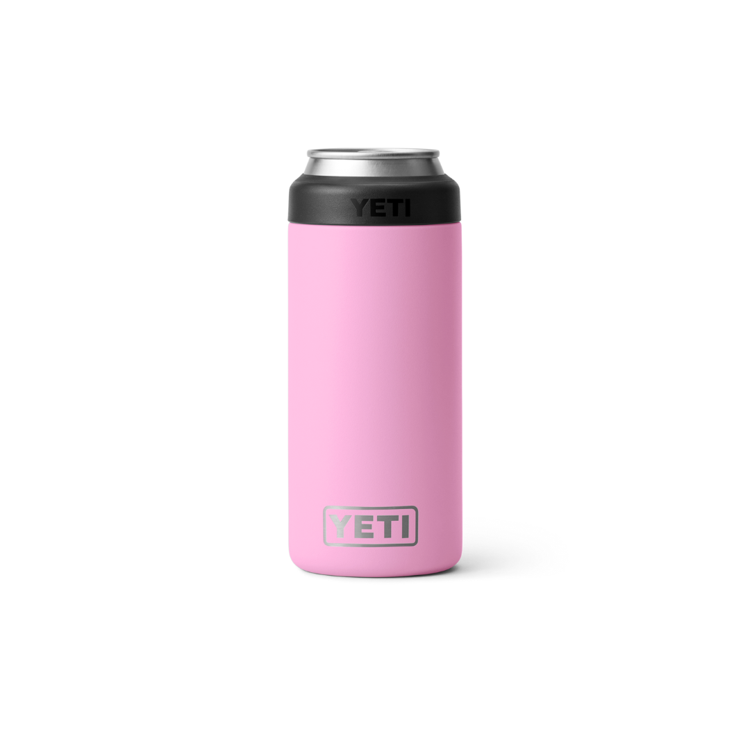 Yeti Rambler 12oz Power Pink Slim Can Cooler