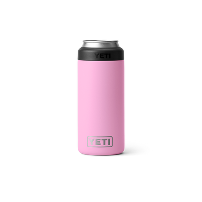 Yeti Rambler 12oz Power Pink Slim Can Cooler