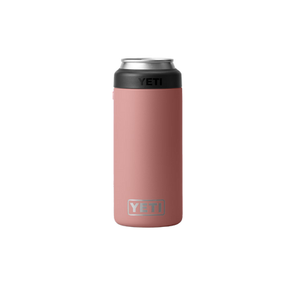 Yeti Rambler 12oz Colster Slim Can Sandstone Pink Cooler
