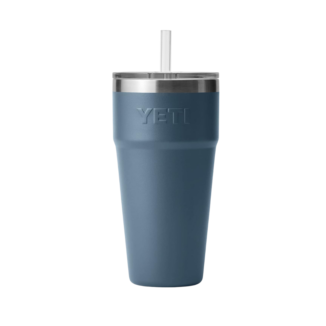 Yeti 26oz Straw Nordic Blue Tumbler