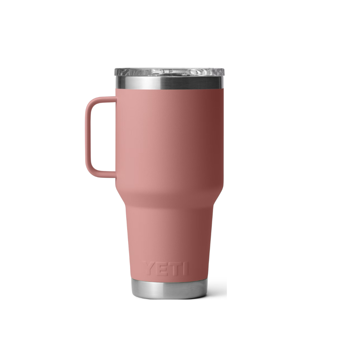 Yeti Rambler 30 Oz Stronghold Sandstone Pink Travel Mug
