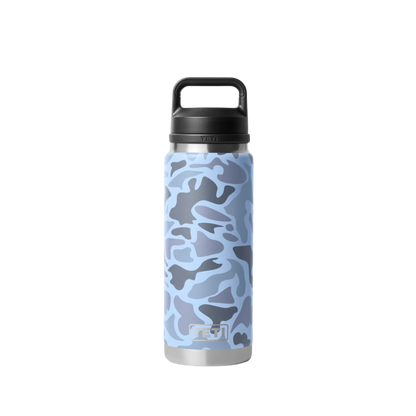 Yeti Rambler 26oz Blue Camo Chug Cap