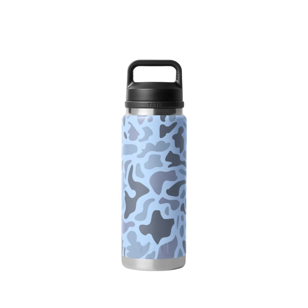 Yeti Rambler 26oz Blue Camo Chug Cap