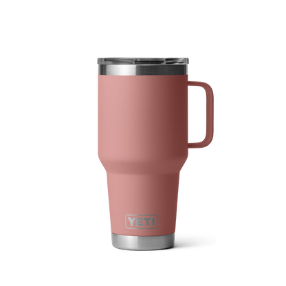 Yeti Rambler 30 Oz Stronghold Sandstone Pink Travel Mug
