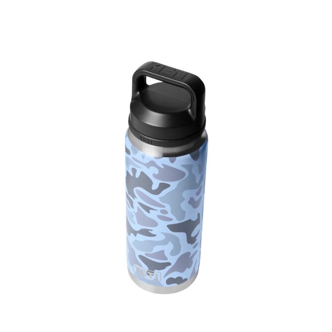 Yeti Rambler 26oz Blue Camo Chug Cap