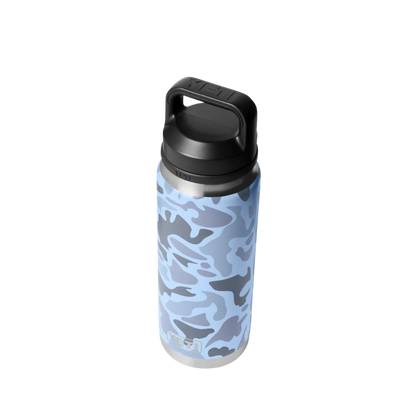 Yeti Rambler 26oz Blue Camo Chug Cap
