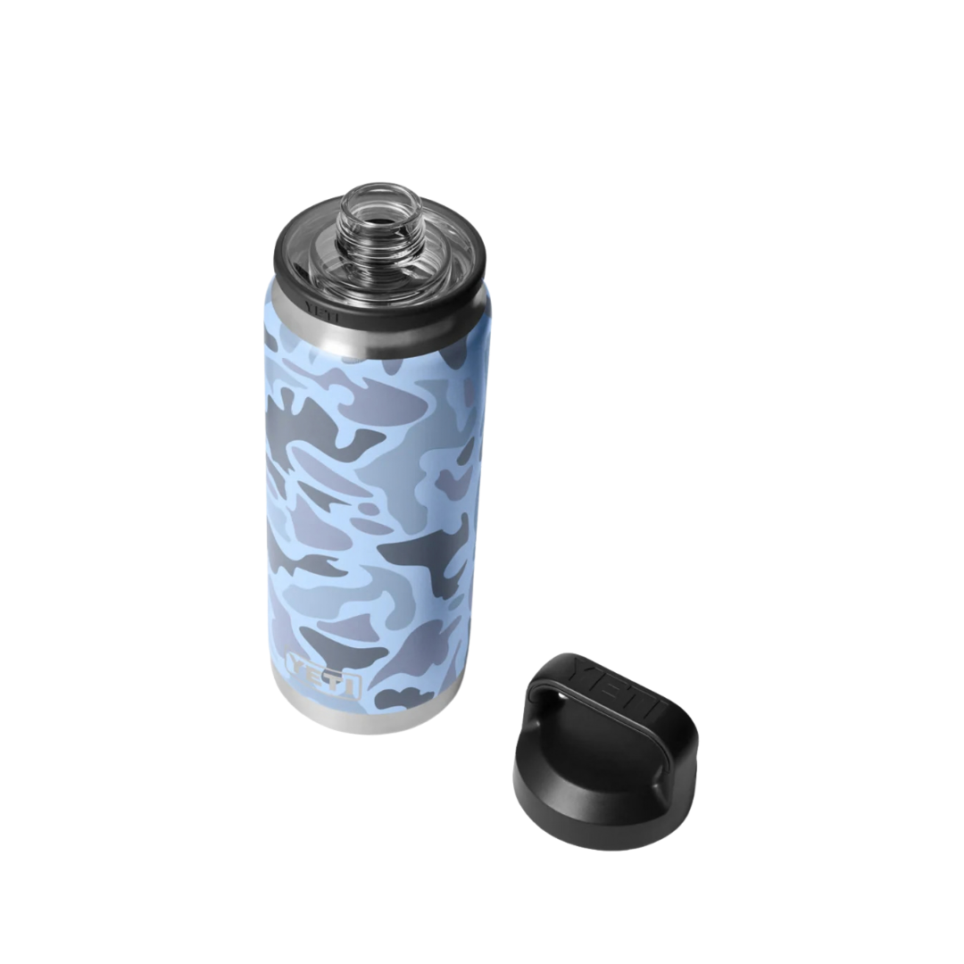 Yeti Rambler 26oz Blue Camo Chug Cap