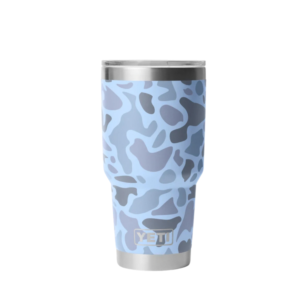 Yeti Rambler 30oz Blue Camo Tumbler