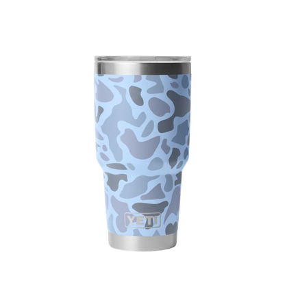 Yeti Rambler 30oz Blue Camo Tumbler