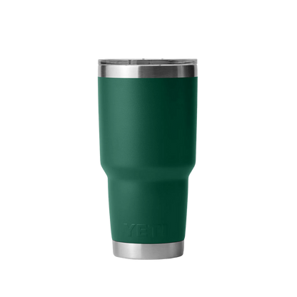 Yeti Rambler 30oz Black Forest Green Tumbler