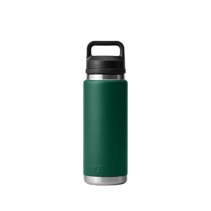 Yeti Rambler 26 oz Chug Cap Black Forest Bottle