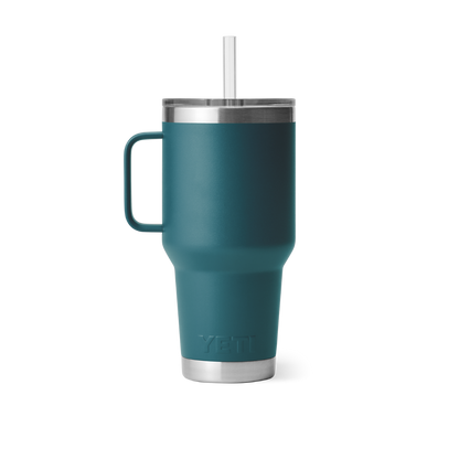 Yeti Rambler 35oz Agave Teal Straw Mug
