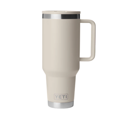 Yeti Rambler 40 Oz Travel Cape Taupe Straw Mug
