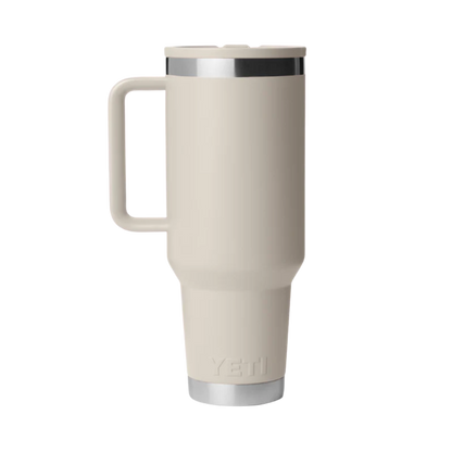 Yeti Rambler 40 Oz Travel Cape Taupe Straw Mug